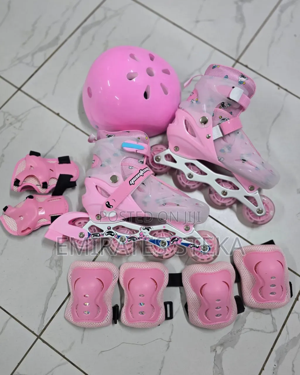 Pink Complete Skate Shoes Size 30-34, Skates for Kids
