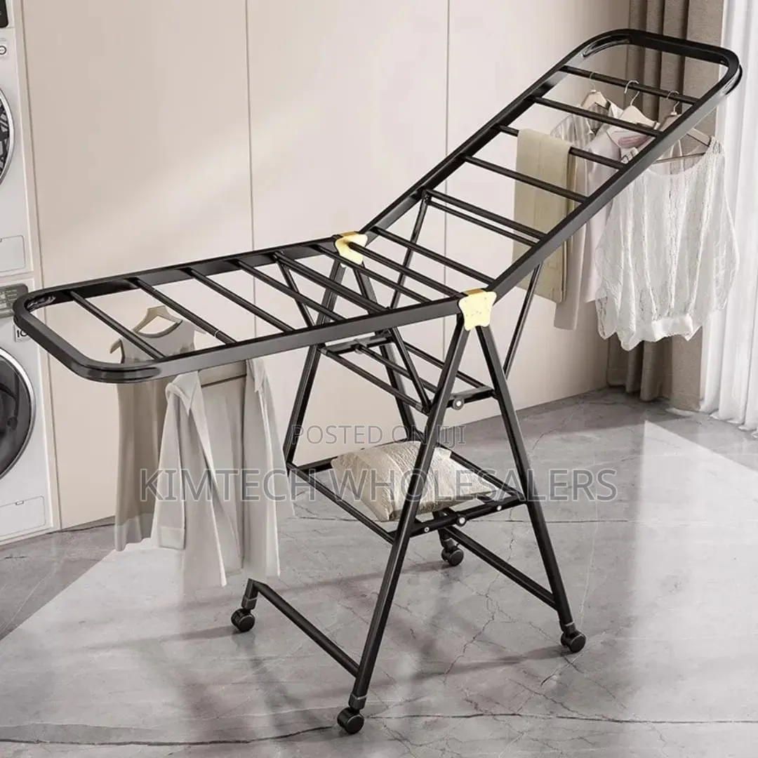 Movable Foldable/Portable Laundry Drying Rack