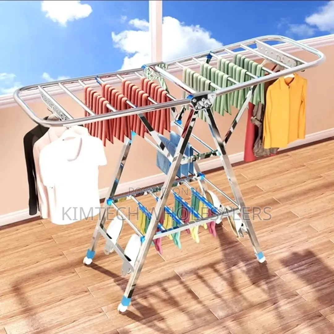 Movable Foldable/Portable Laundry Drying Rack