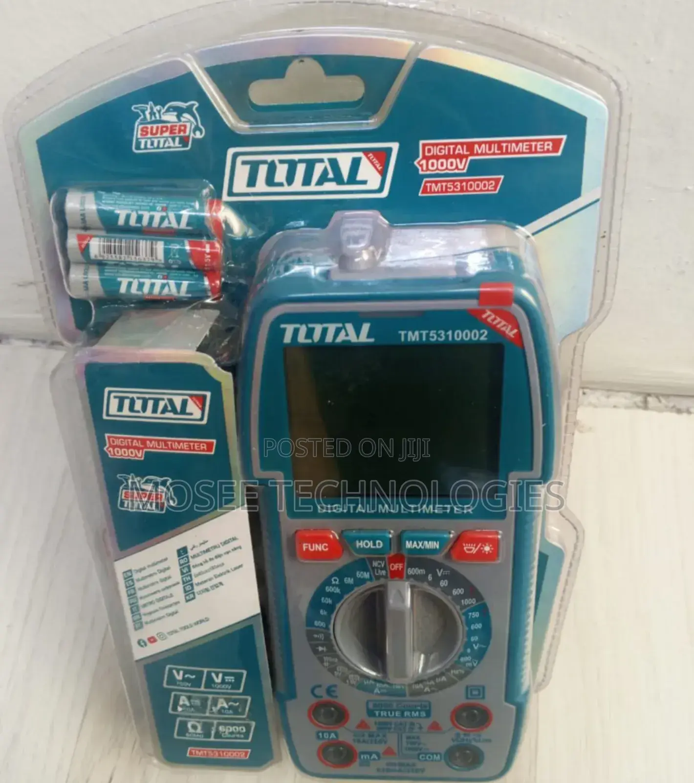 Total Digital Multimeter 1000V With True RMS and MAX/MIN Function