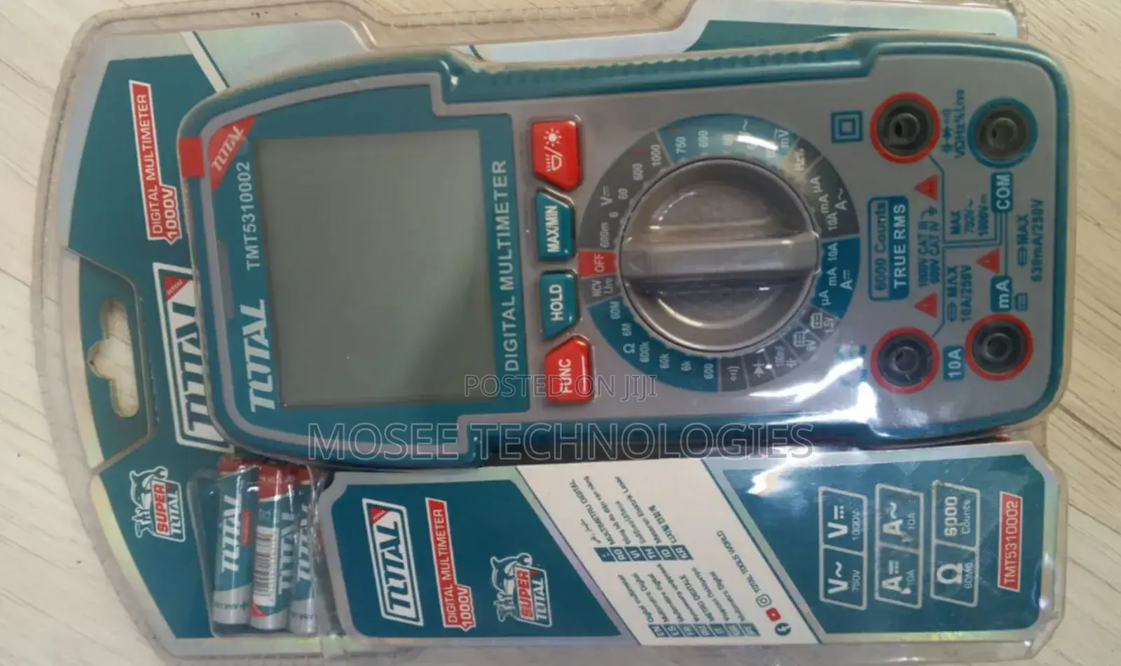 Total Digital Voltage Multimeter 1000V AC/DC With True RMS Function