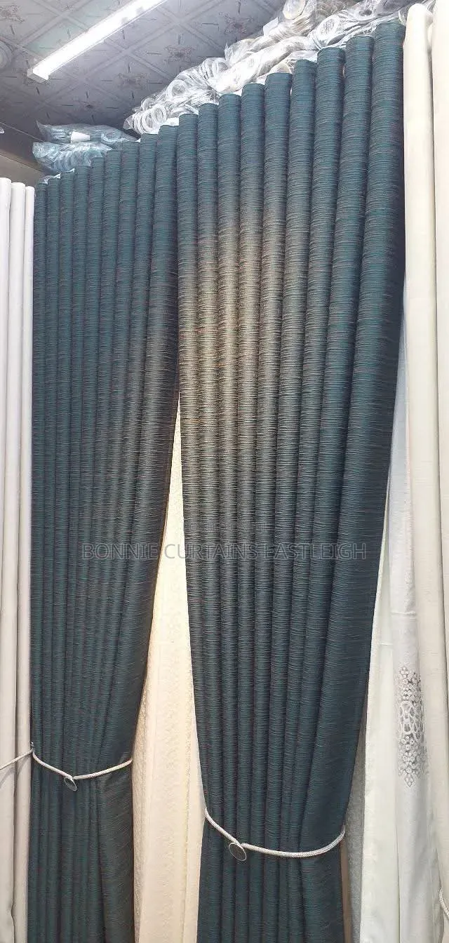 Black Modern Elegant Curtains for Dining Rooms and Guests Rooms
