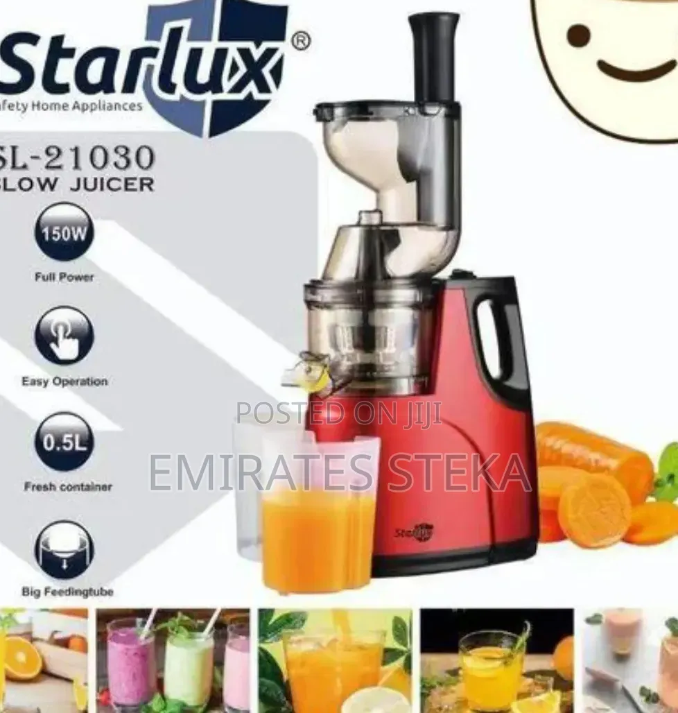Starlux Electric Slow Juicer With Powerful Motor