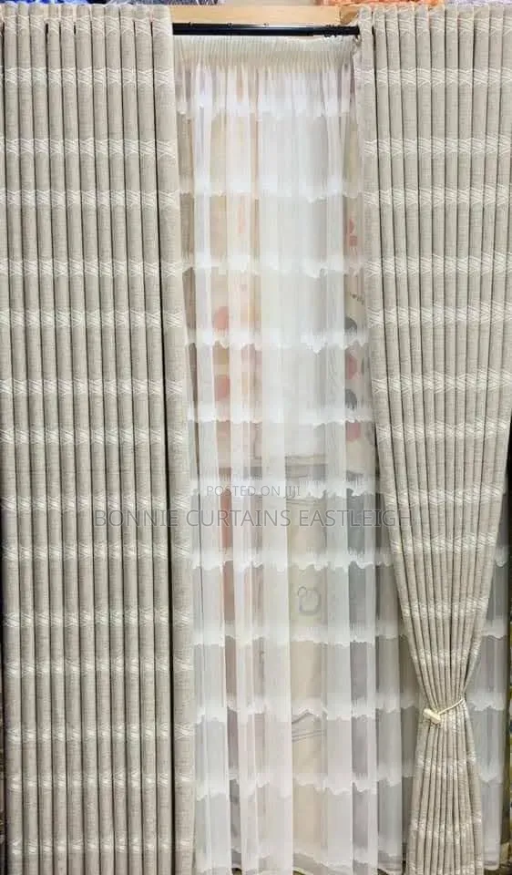 Grey Modern Elegant Curtains for Offices