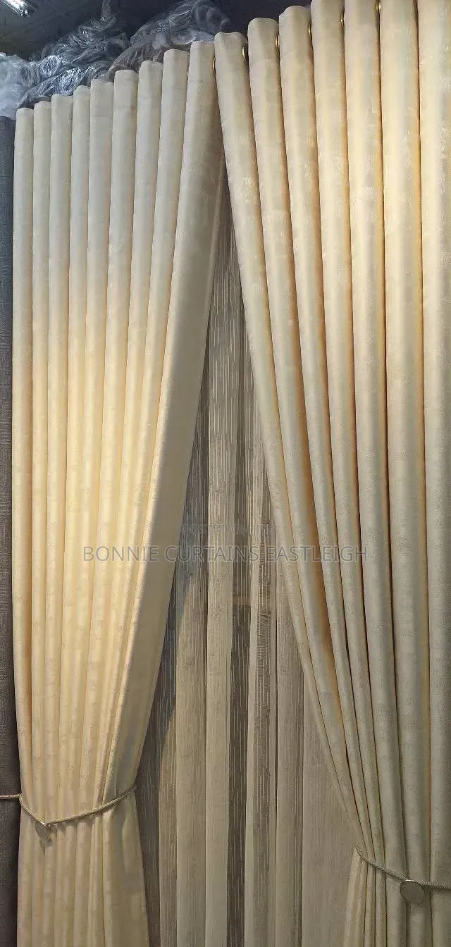 Grey Modern Elegant Curtains for Offices