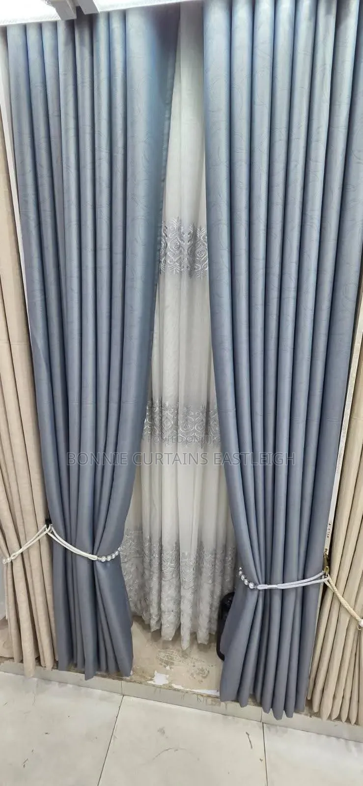 Brown and Grey Modern Curtains for Apartments