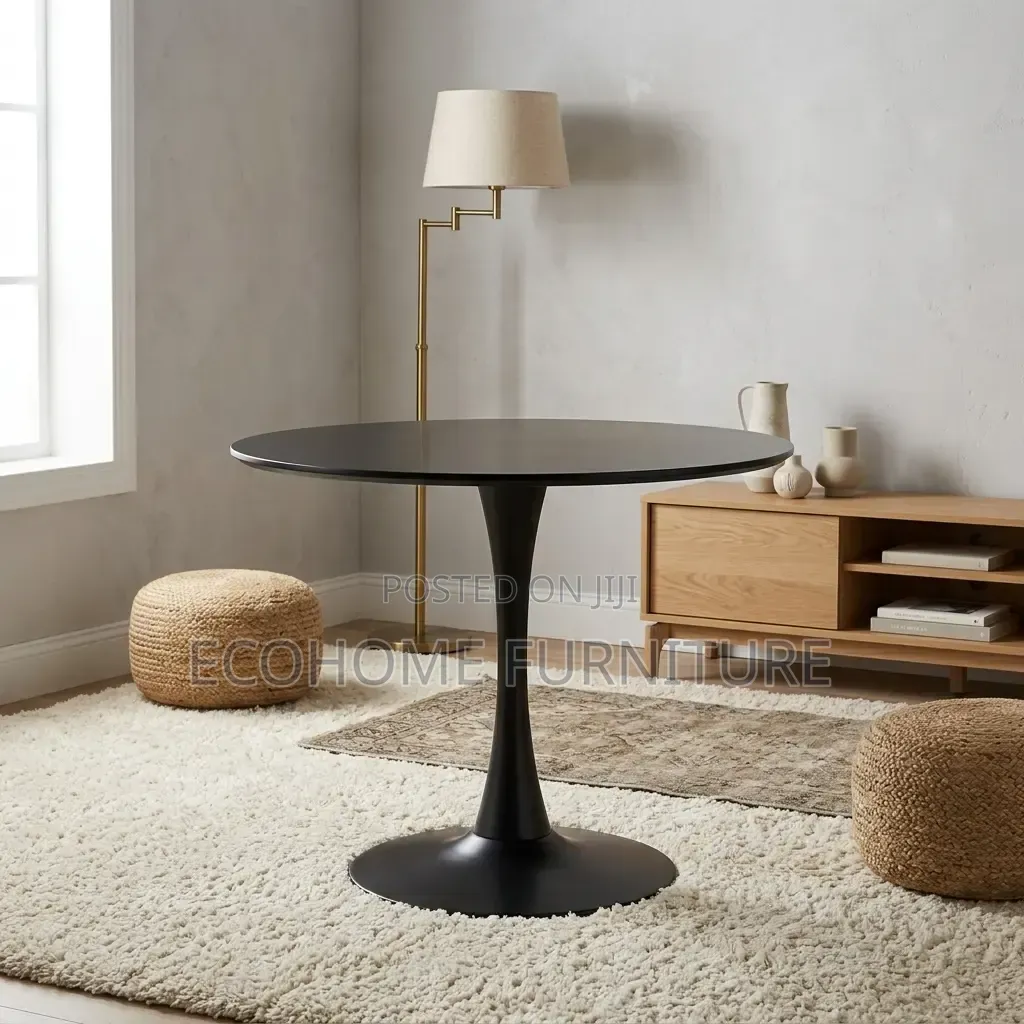 Dining Table Round Modern 4 Seater Dining Table
