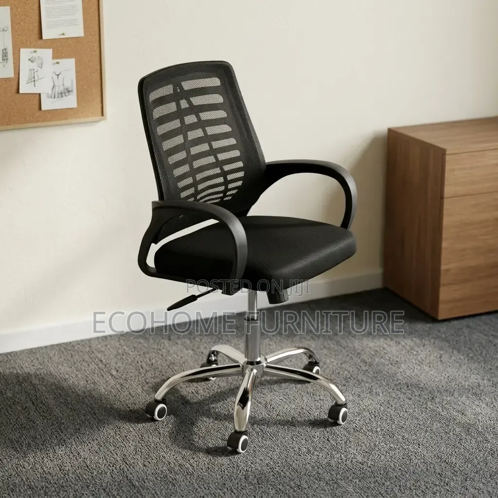 Office Chair Ergonomic Mesh Adjustable Swivel Computer Chair