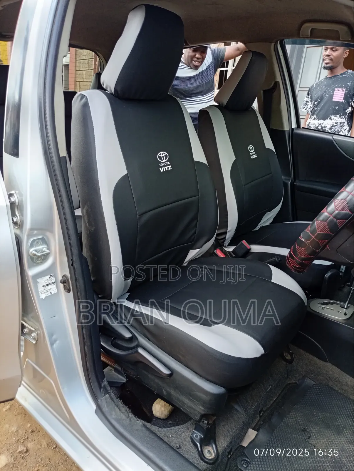 Custom Made Toyota Vitz Seat Covers – KSh 7,999