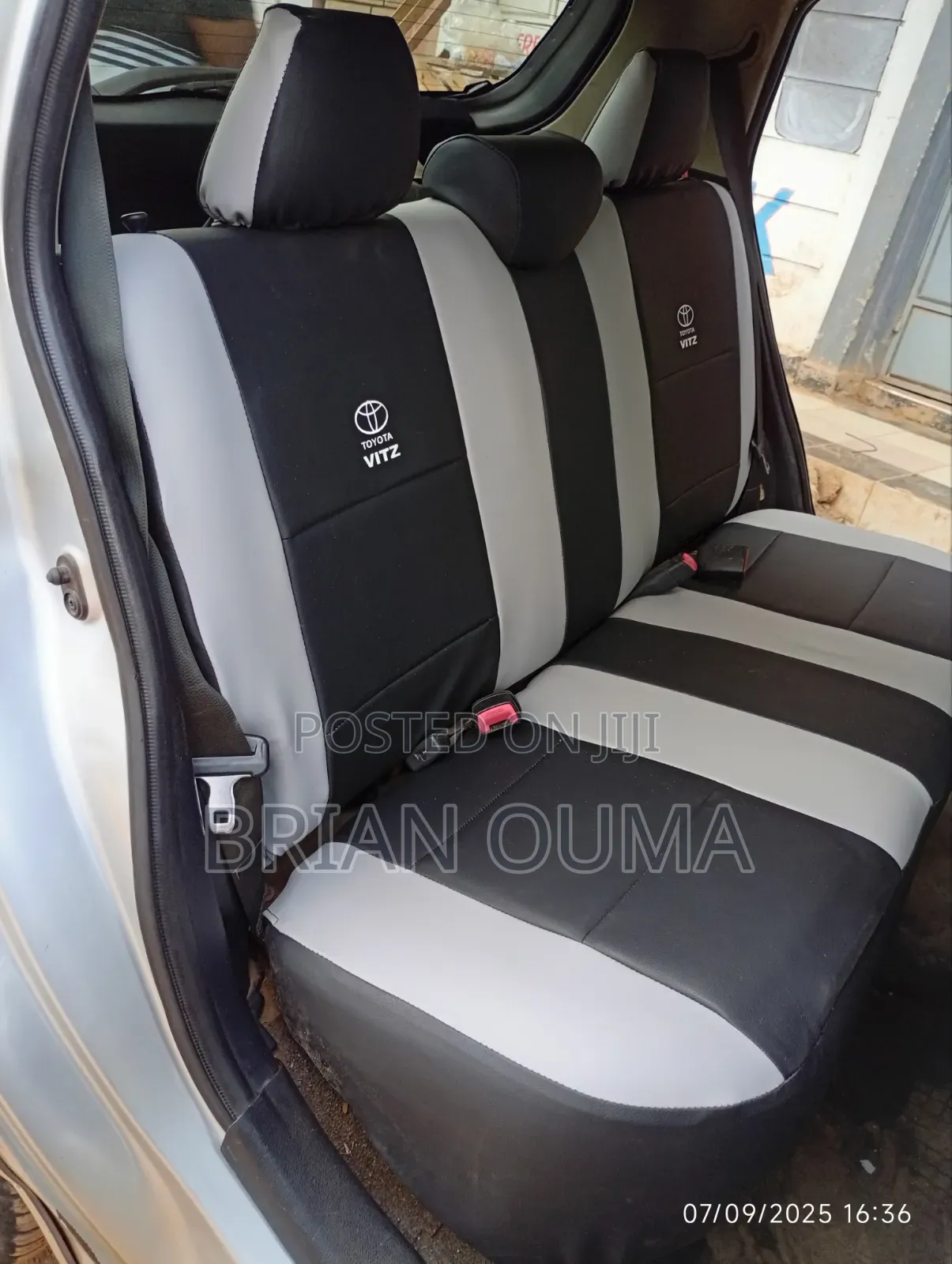 Custom Made Toyota Vitz Seat Covers – KSh 7,999