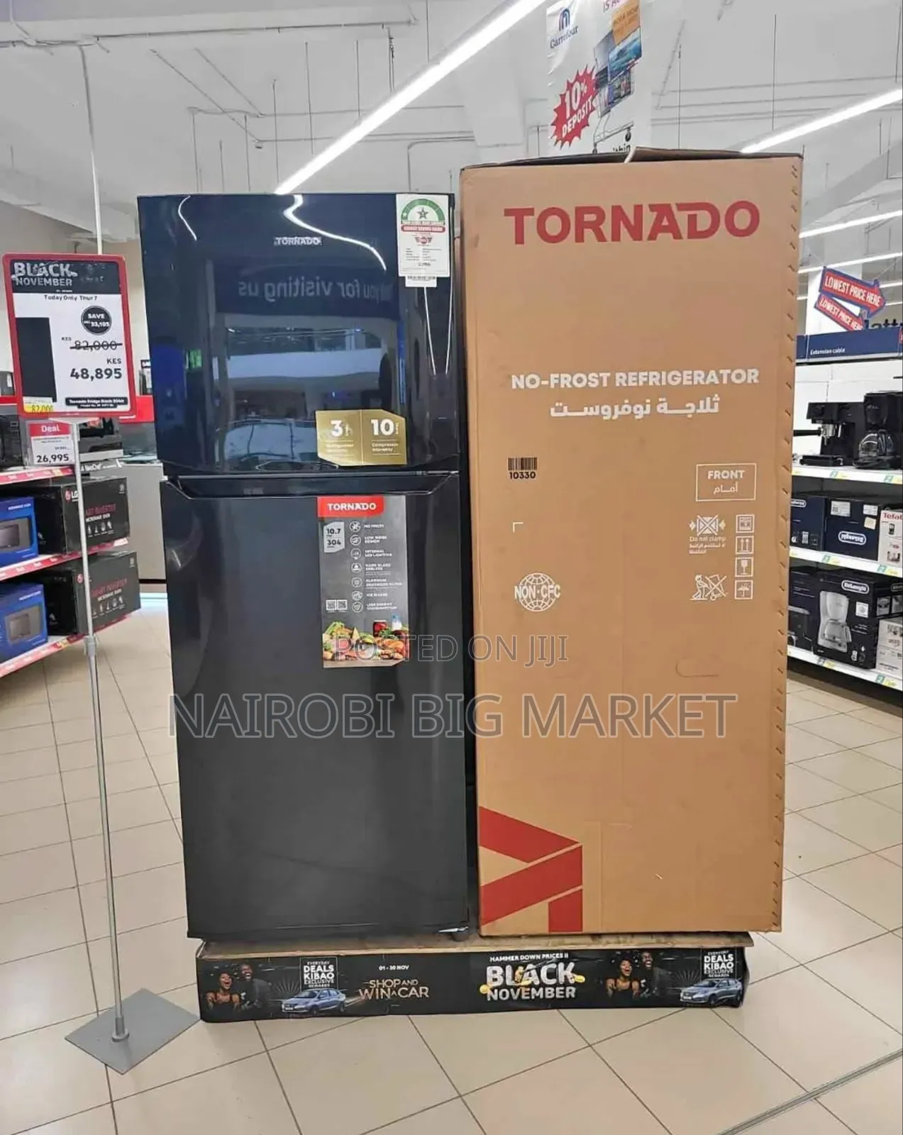 Tornado 396lts Inverter 
3 Star Epra Rating