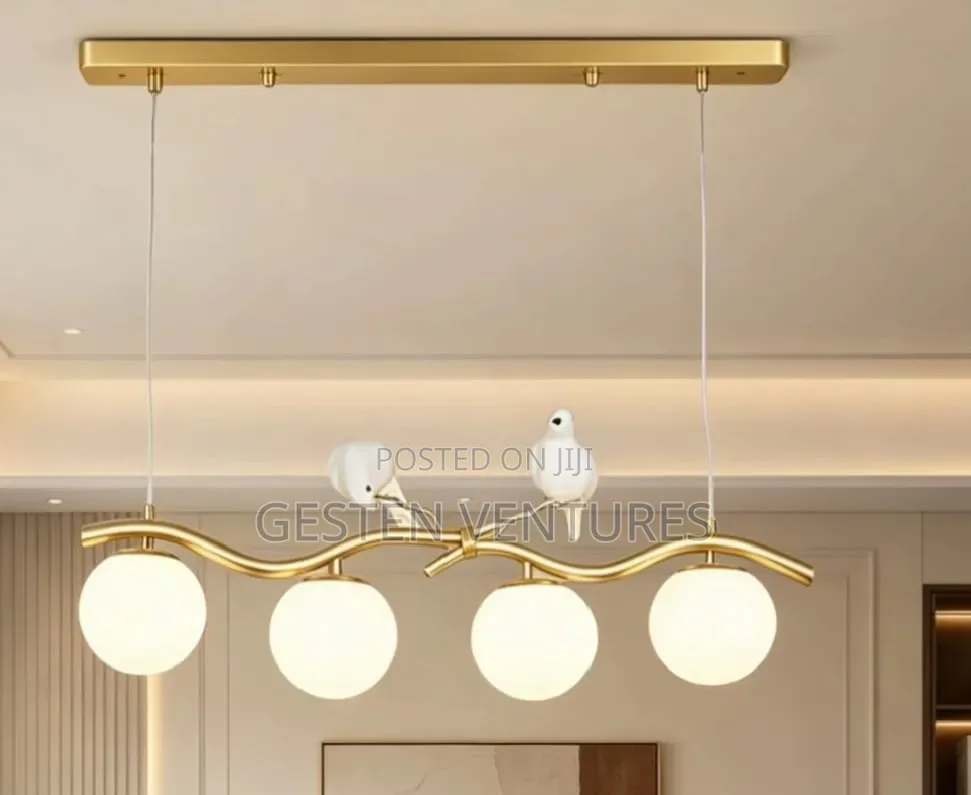 Modern Nordic-Style Linear Pendant Chandelier Light