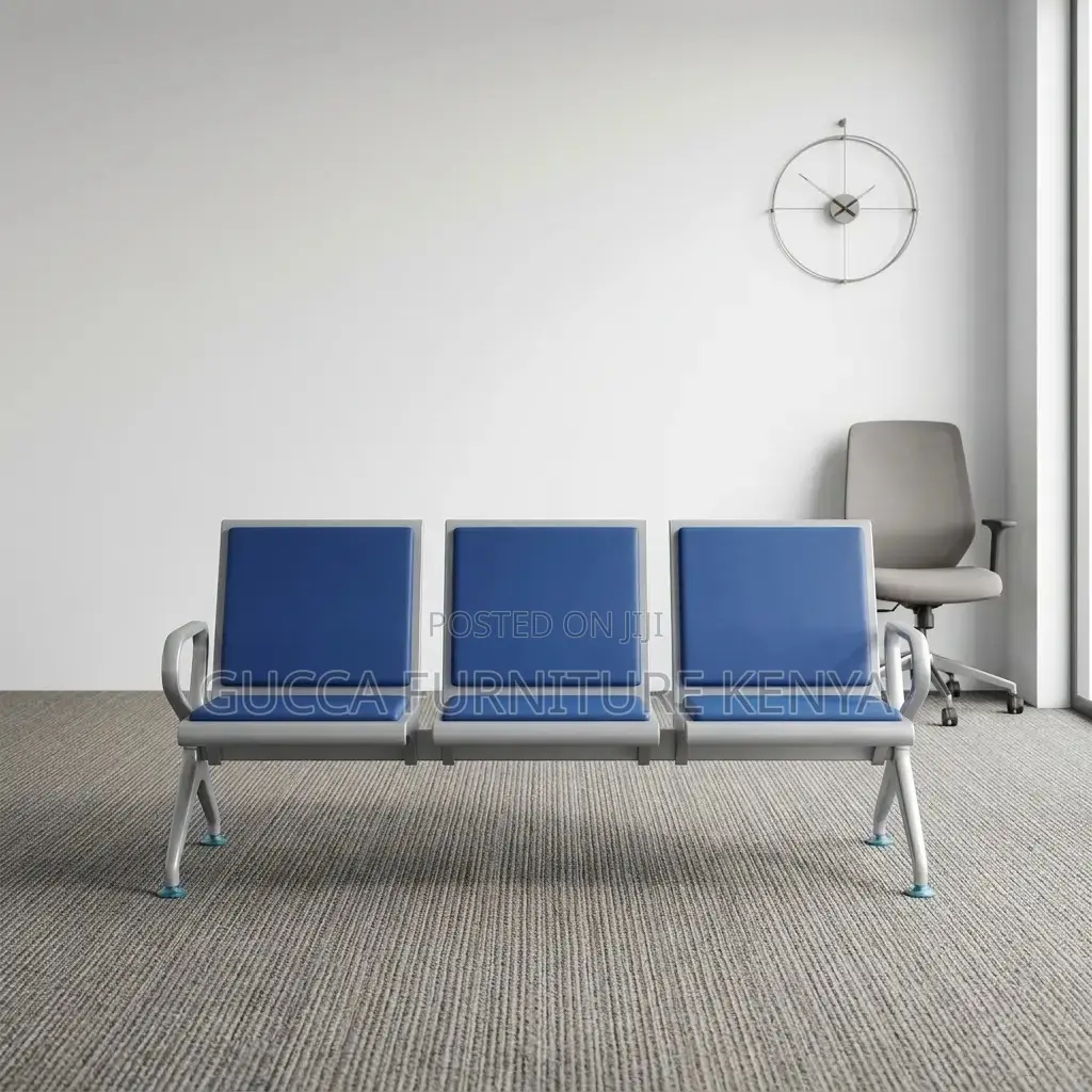 3-Link Padded Blue Clinic Bench