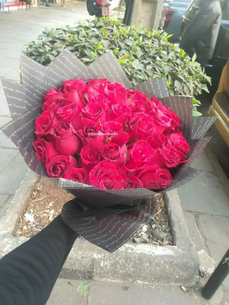 Birthday Flowers Nairobi – Beautiful Red Roses Bouquet Delivered Today