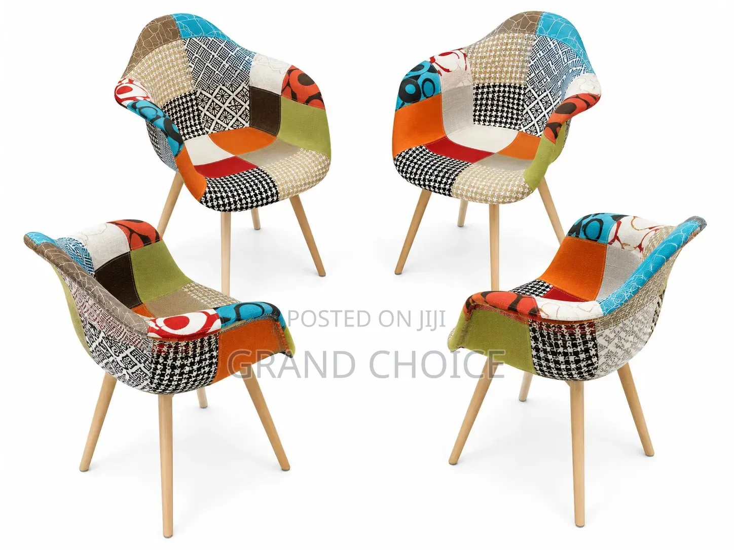 Stylish Fabric Armchair for Home Office