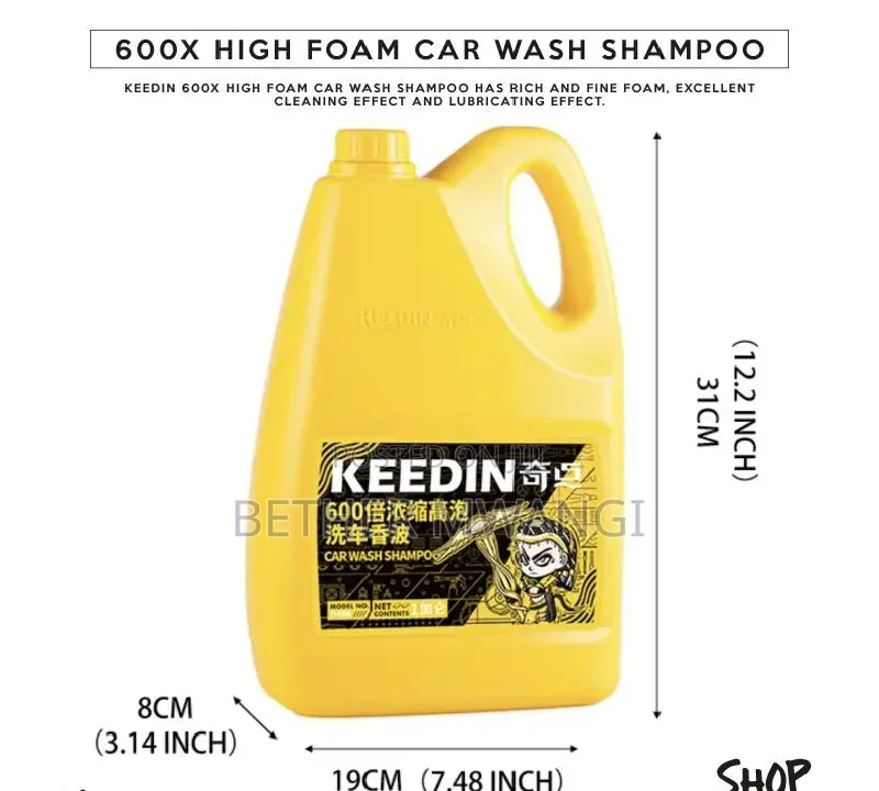 600x High Foam Car Wash Shampoo in Kenya