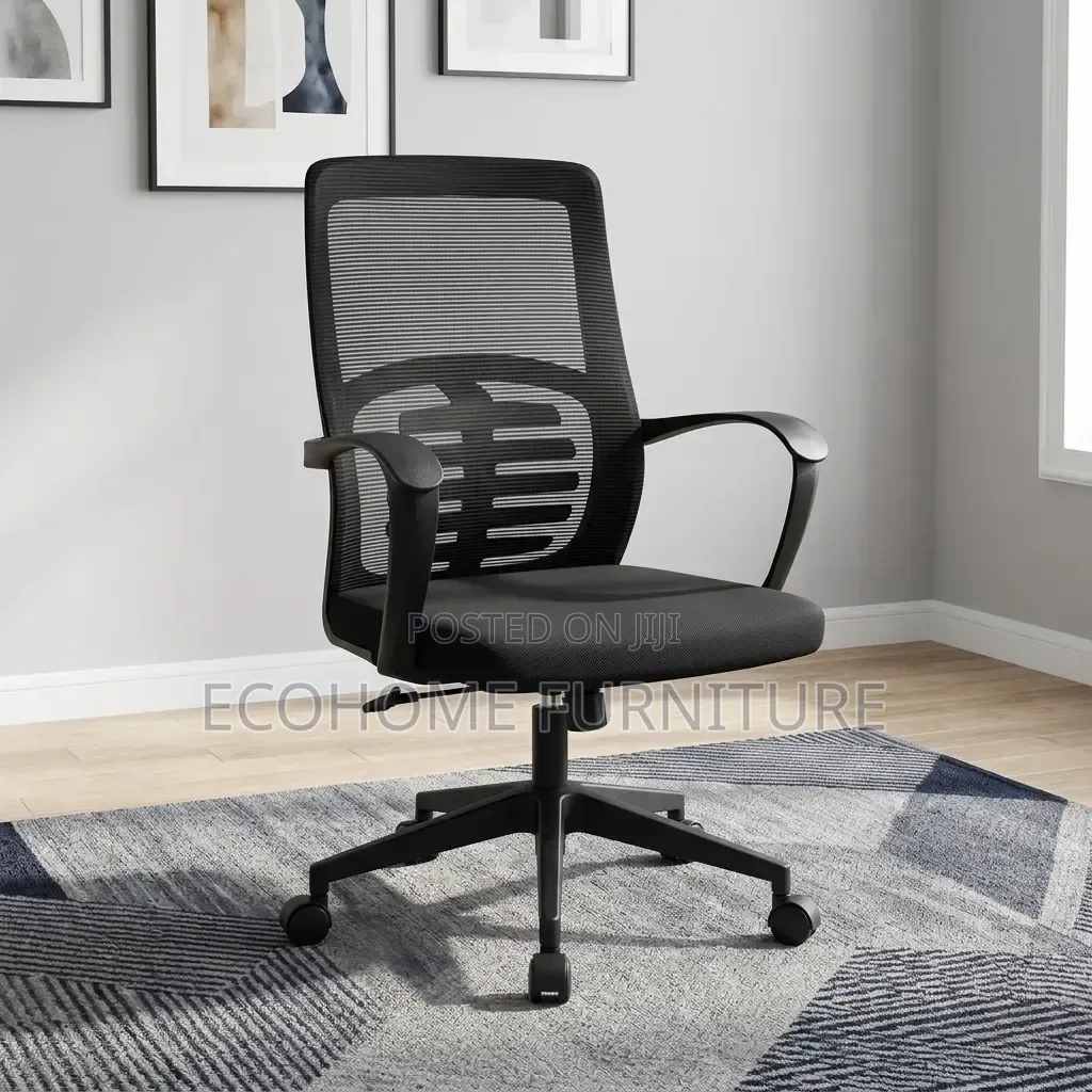 Office Chair – Ergonomic Mesh Back Chair With Lumbar Support