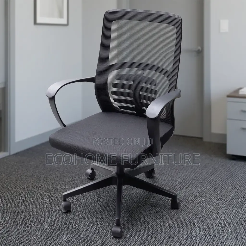 Office Chair – Ergonomic Mesh Back Chair With Lumbar Support