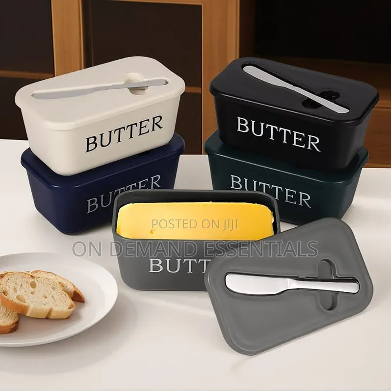 Butter Storage Box With Knife Lid