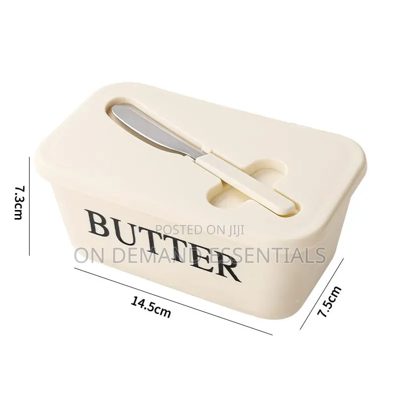 Butter Storage Box With Knife Lid