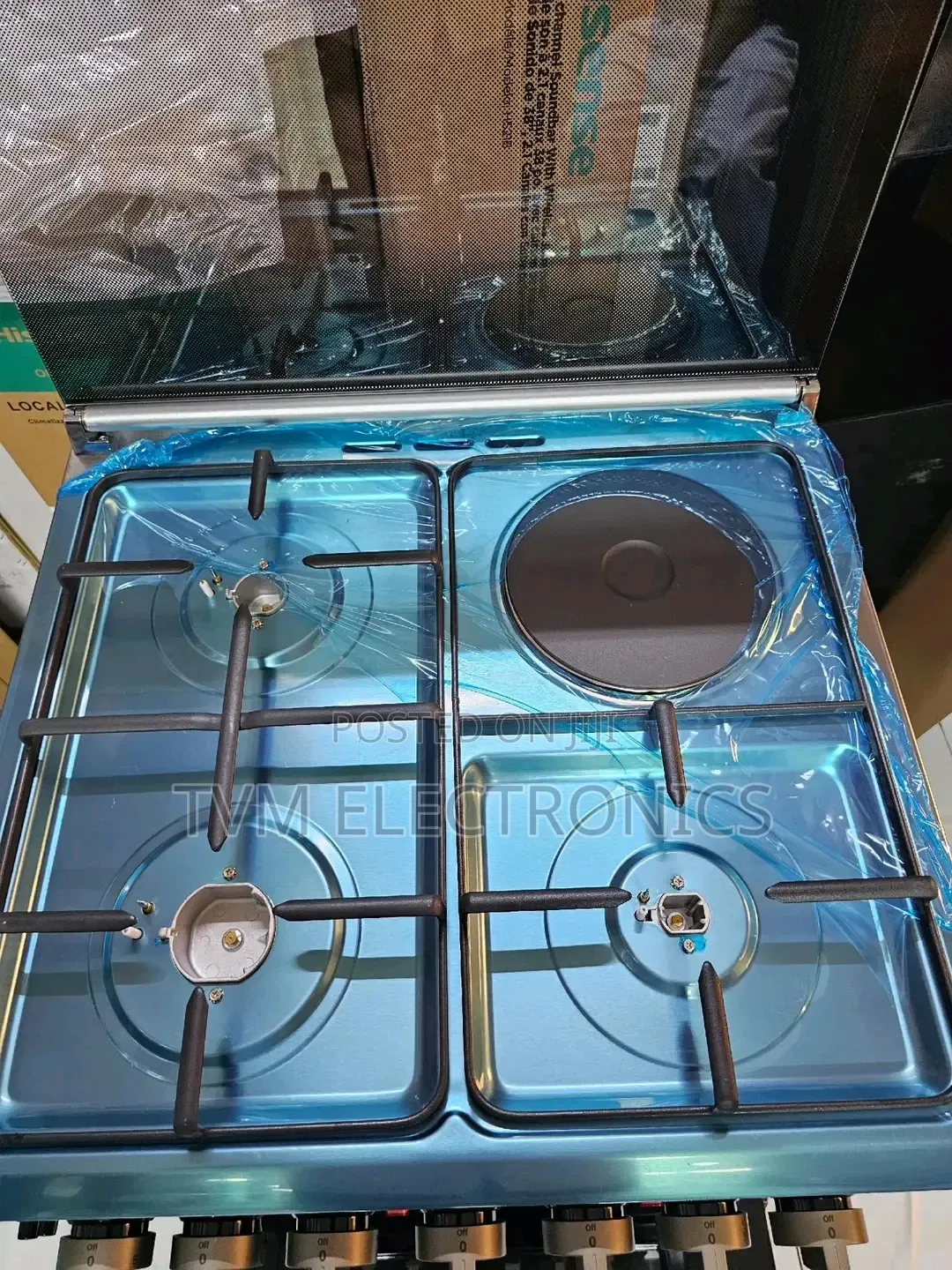 Hisense Freestanding Cooker 60×60cm Stainless Steel (HF631GEES)