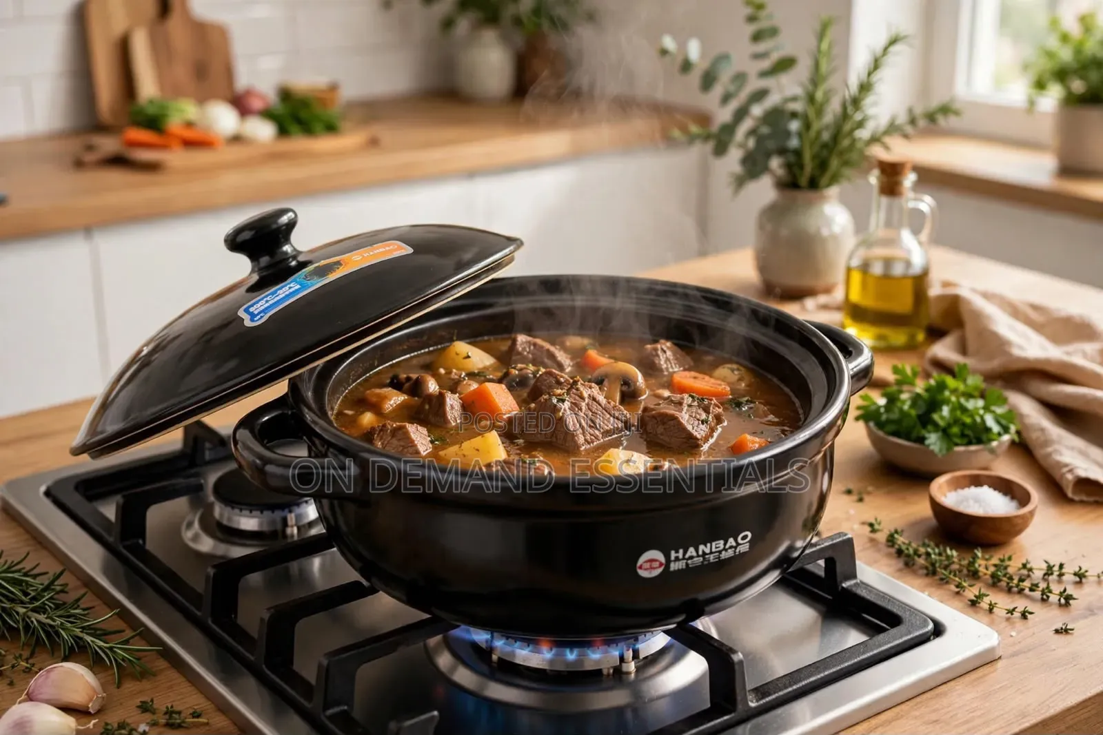 High Quality HANBAO Hardened Ceramic Cooking Pot