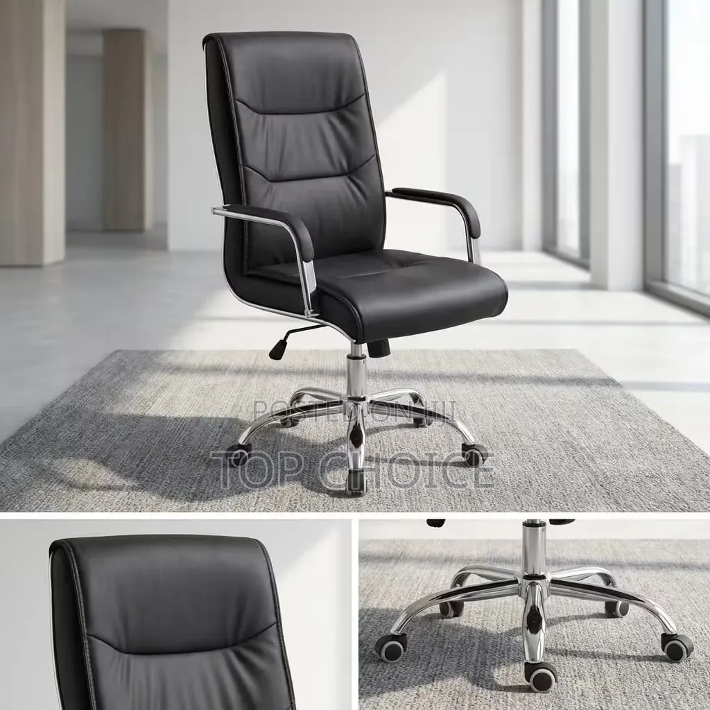 Ergonomic Leather Office Chair