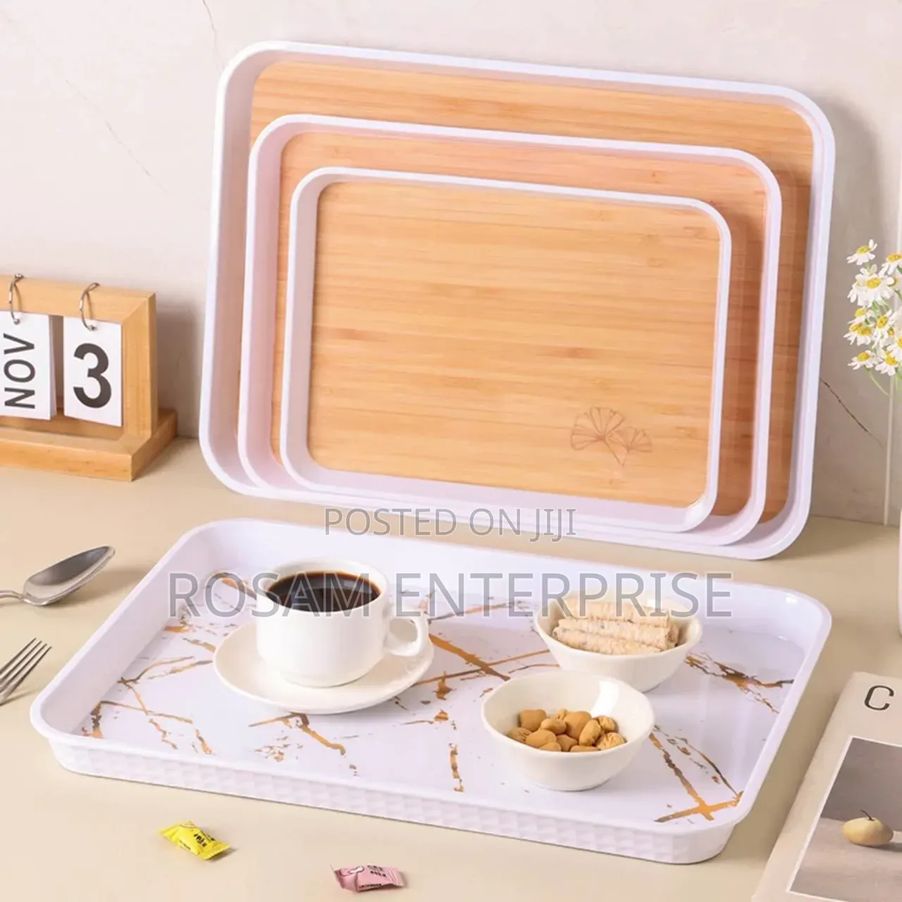 3PC Premium Serving Storage Trays