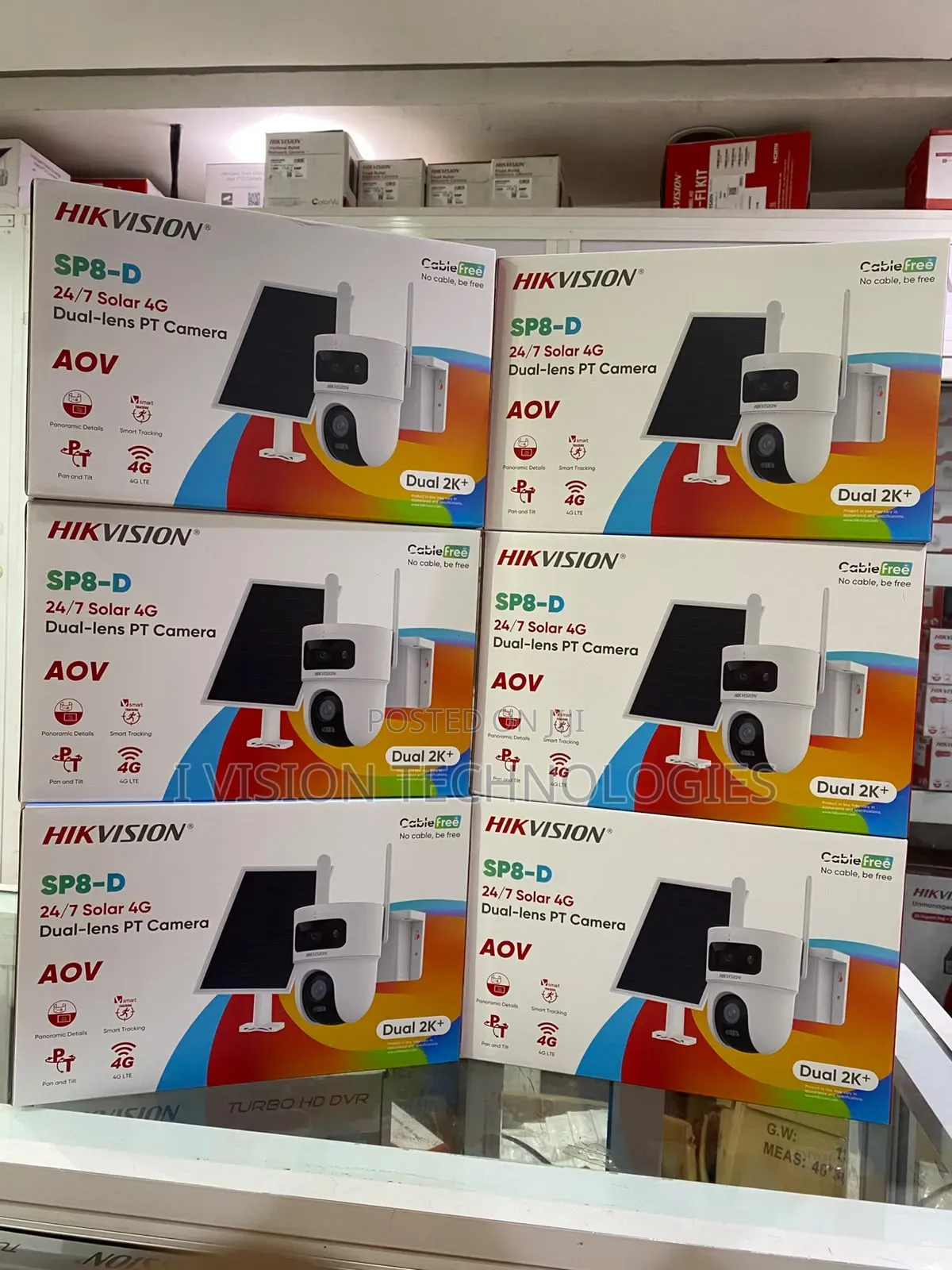 Hikvision Solar Powered Dual Lens CCTV Camera