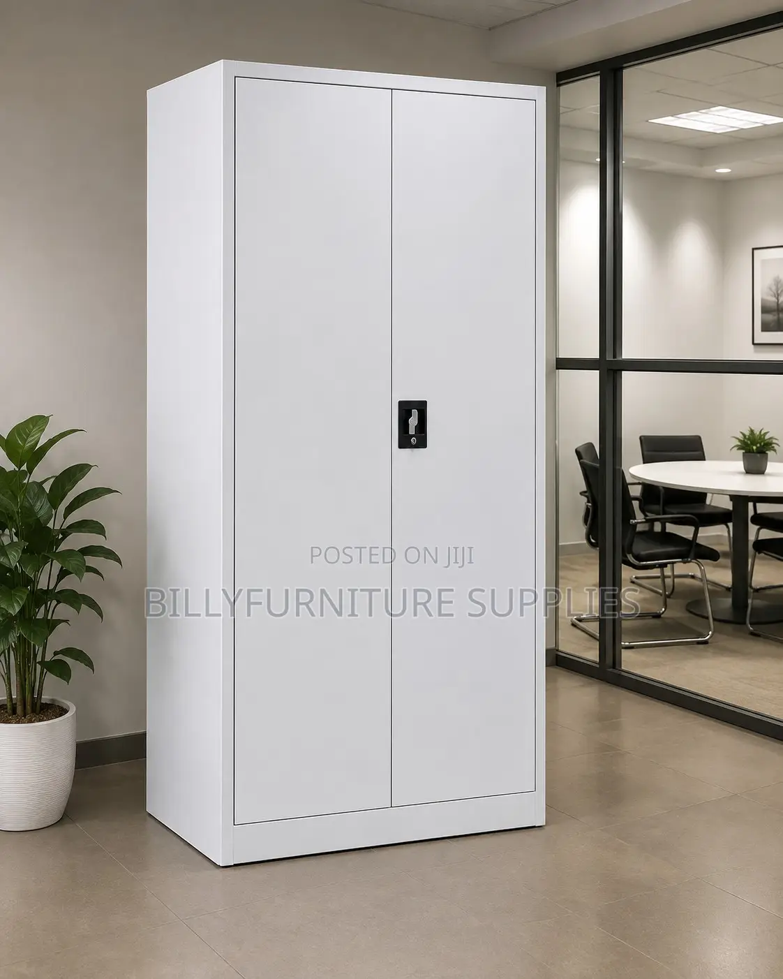 Steel Cabinet With Lockable Doors