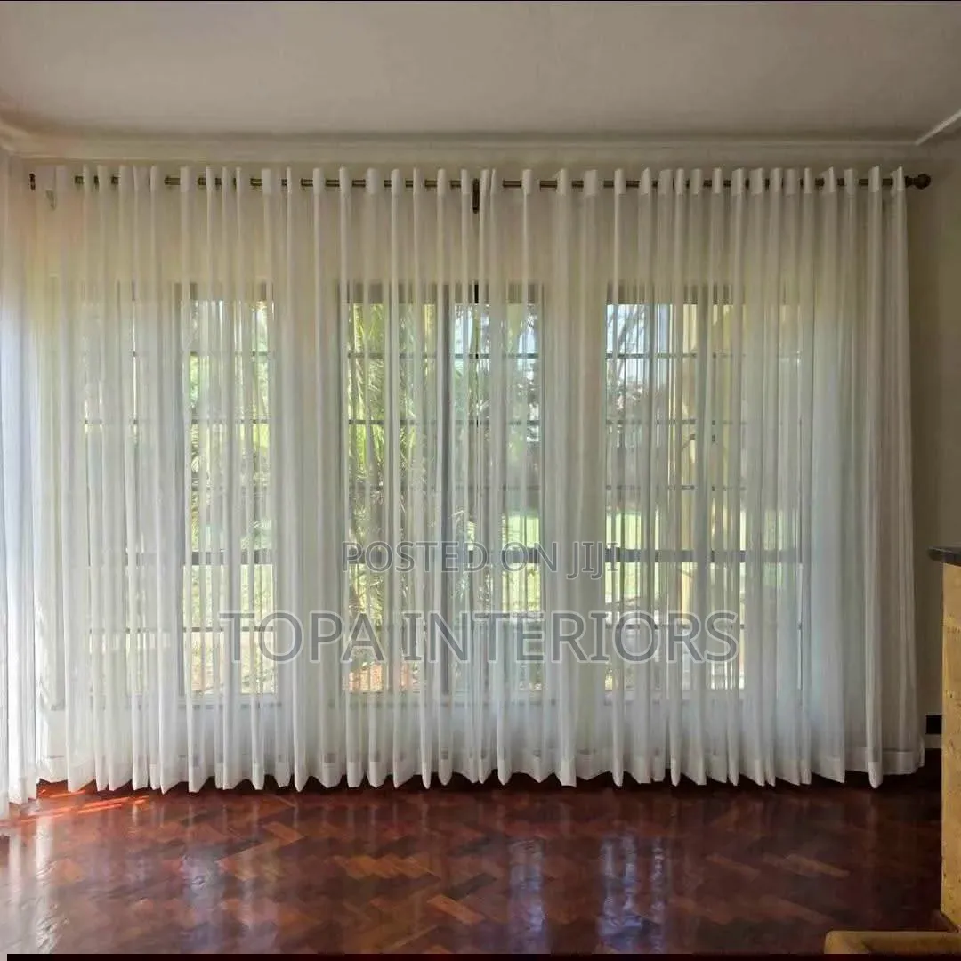 Daytime Living Room Sheers Curtains With Rings
