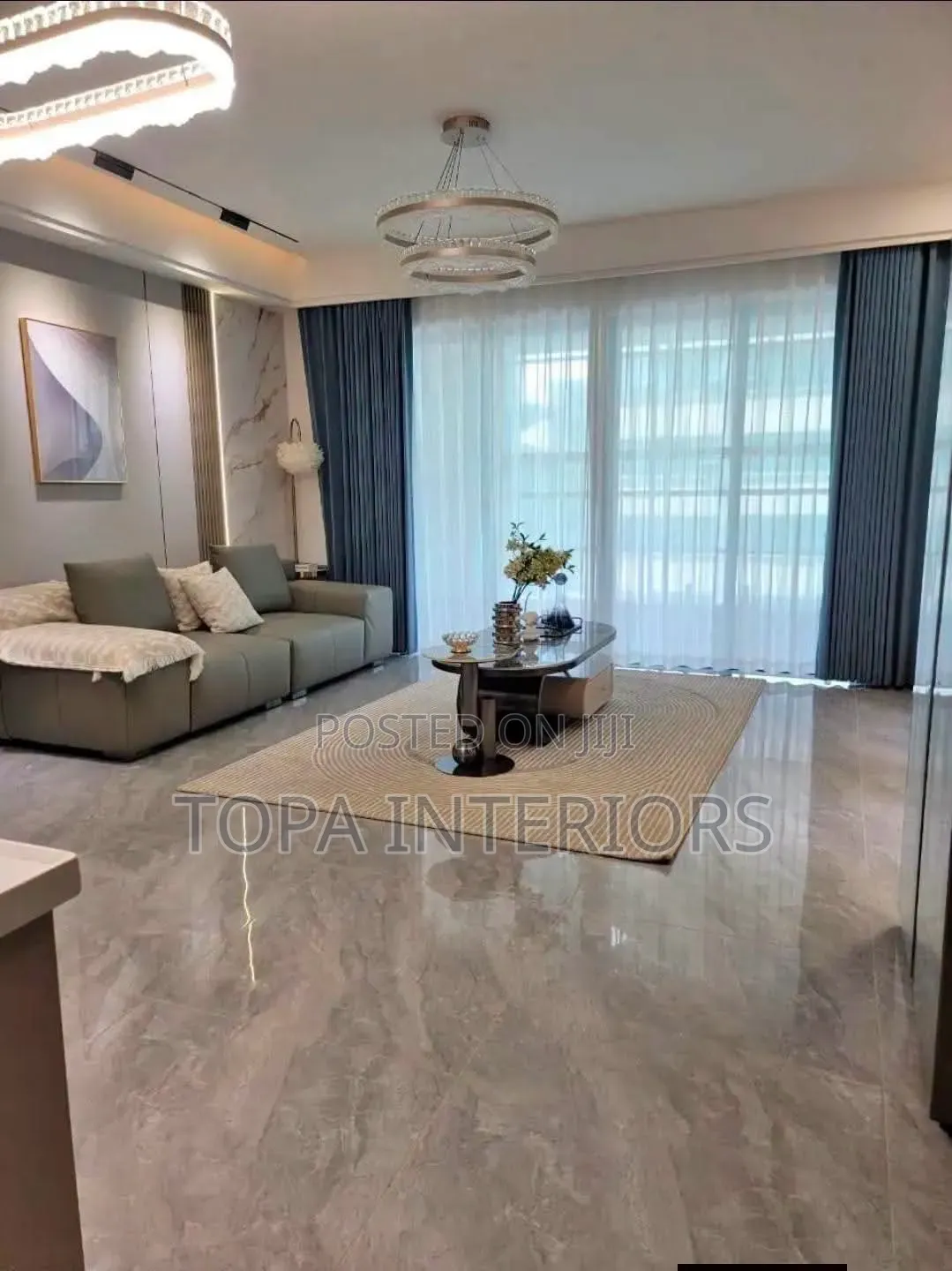 Daytime Living Room Sheers Curtains With Rings