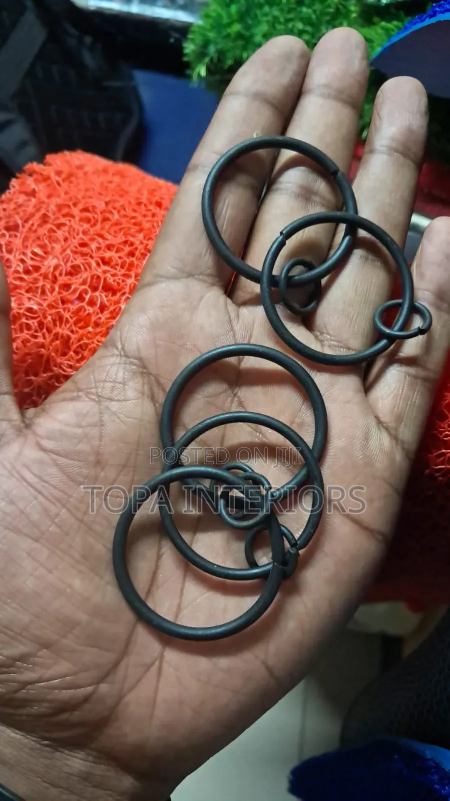 Metallic Curtain Rings Curtain Pole Accessories