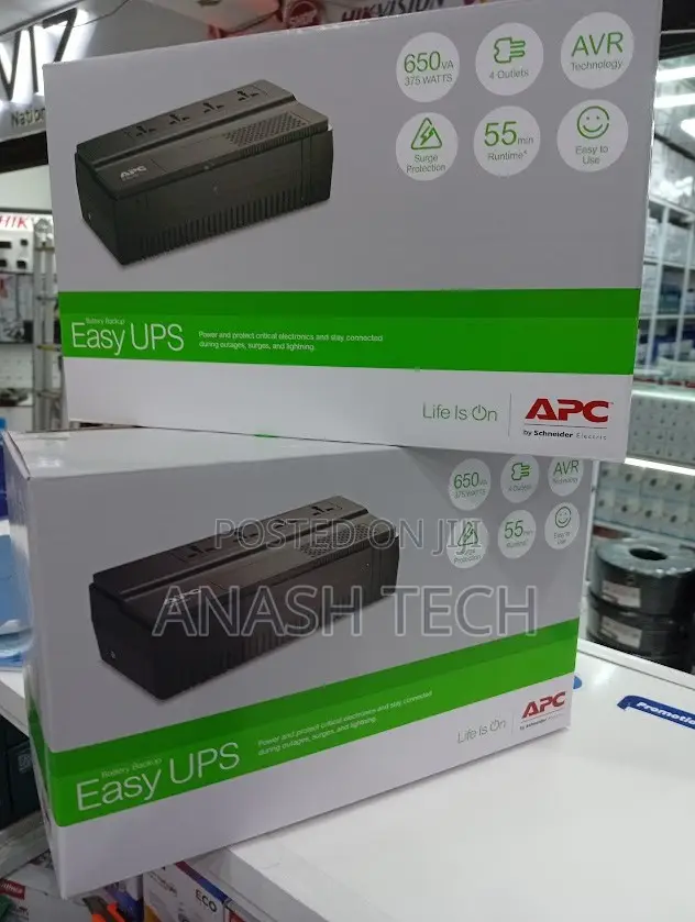 Well Maintainable APC 650VA Uninterruptible Power Supply UPS