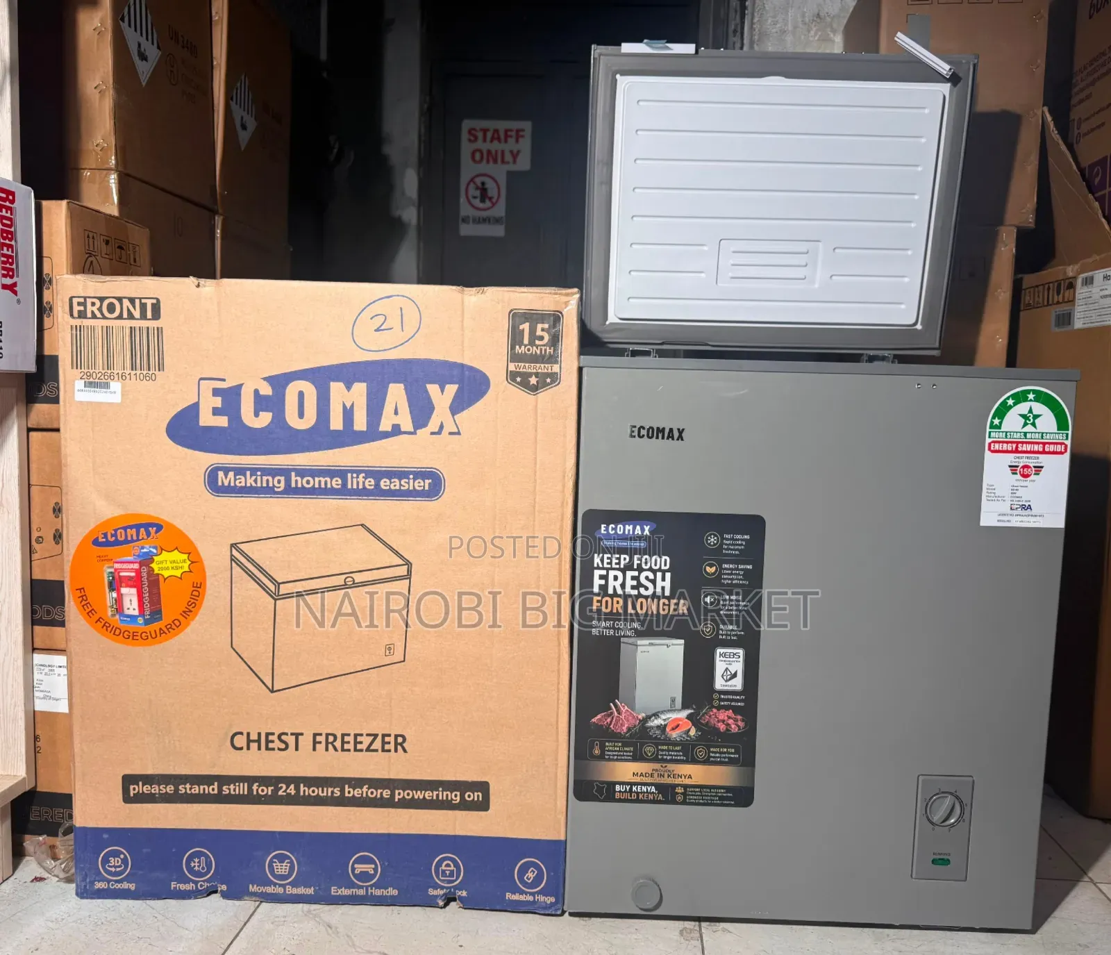 Ecomax 60litres Freezer