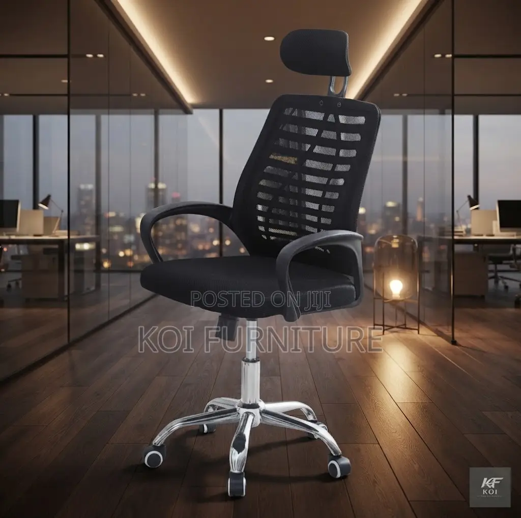 Office Chairs; Reclining Fabric Headrest Swivel Office Chair