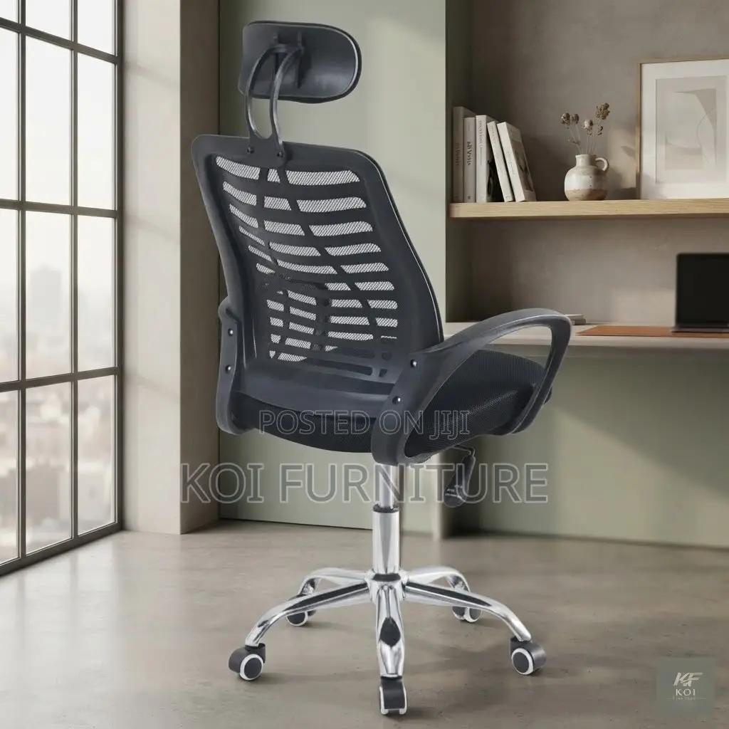 Office Chairs; Reclining Fabric Headrest Swivel Office Chair