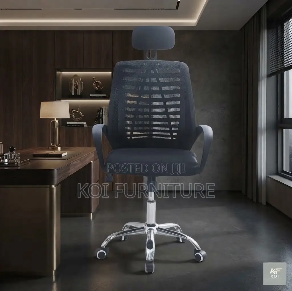 Office Chairs; Reclining Fabric Headrest Swivel Office Chair
