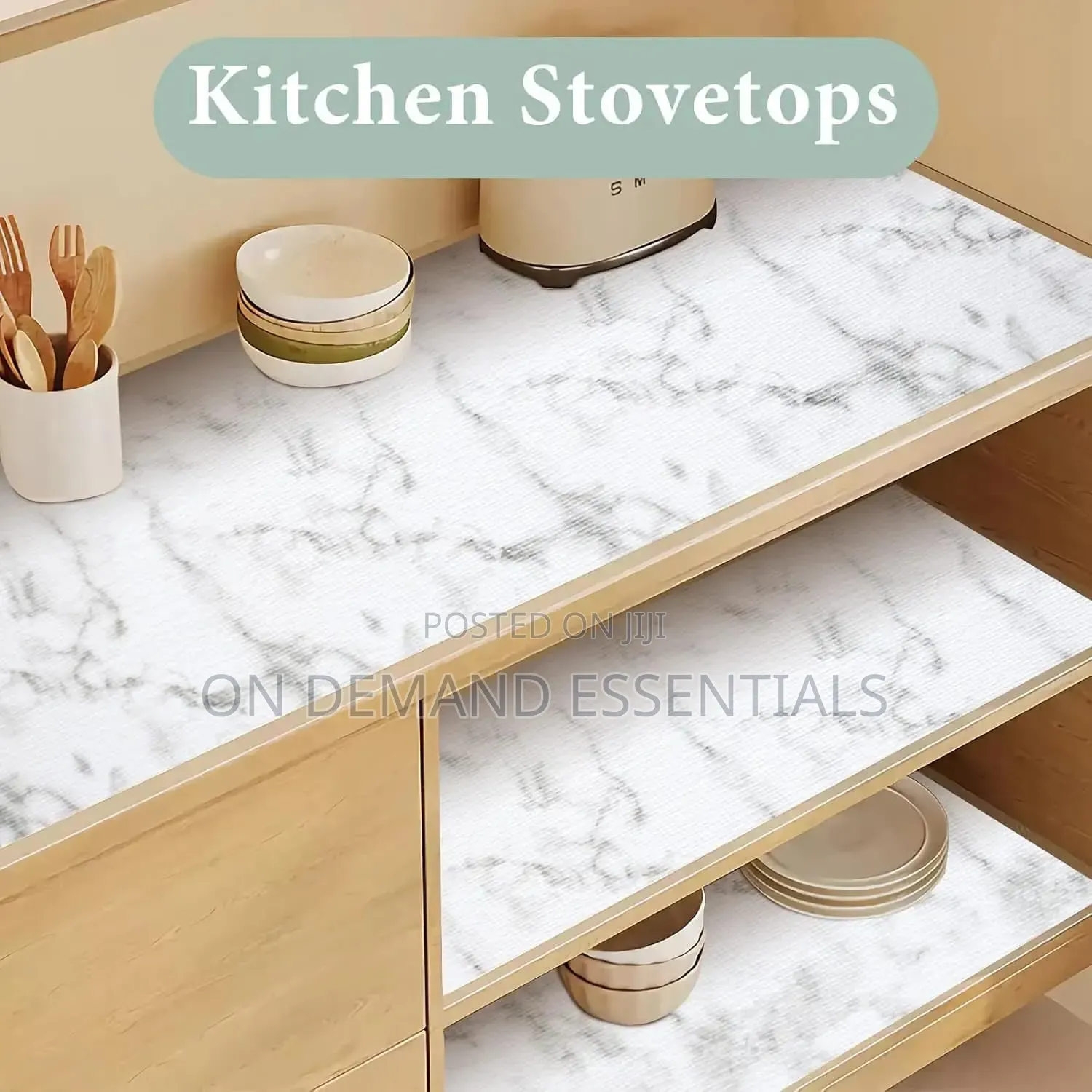 Marbled Drawer Liners Size: 45*400cm