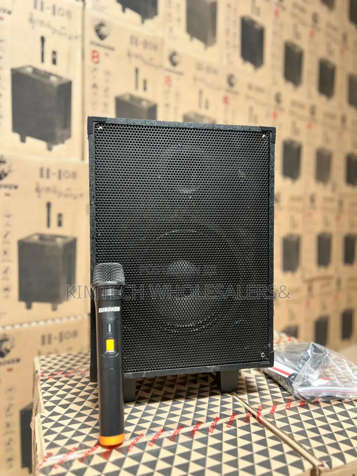 Euroken 8 Inches Rechargeable Trolley Speaker