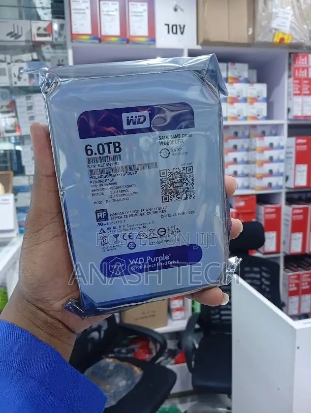 WD 6TB SATA Internal Hard Drive