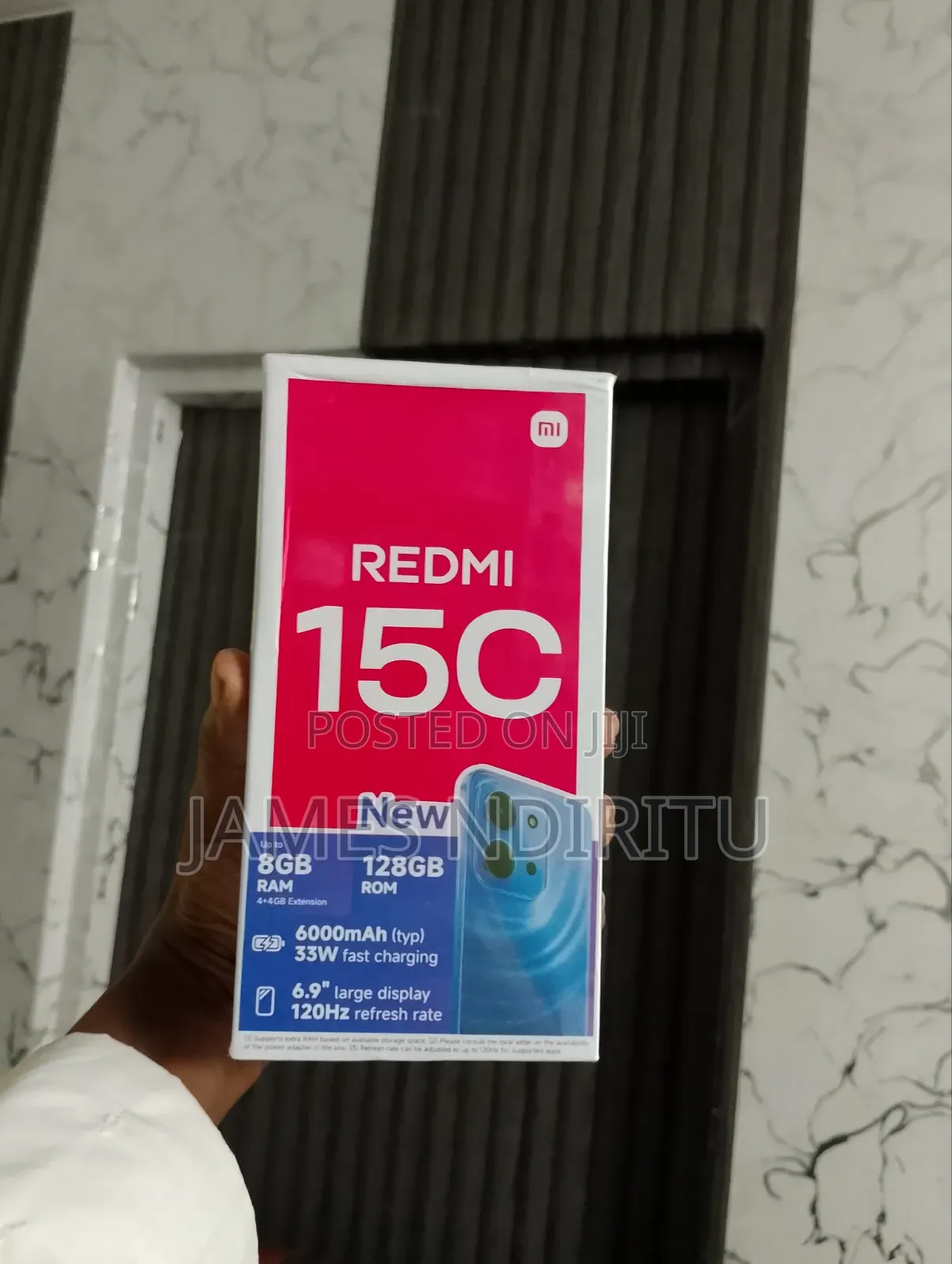 New Xiaomi Redmi 15C 4G 128 GB Black