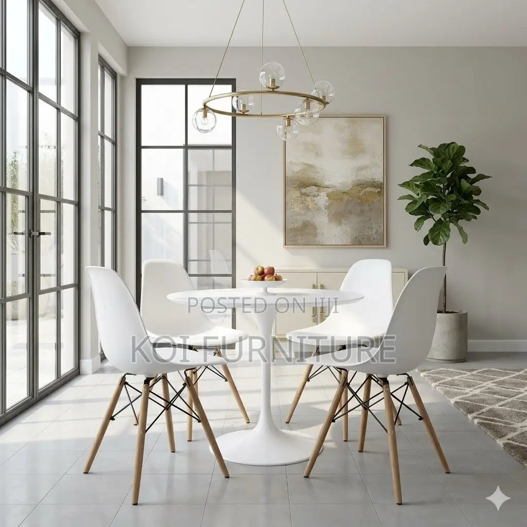 Dining Set; Four Seaters Eames Home Outdoor Dining Set