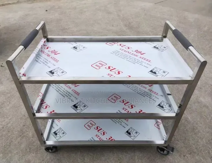 Stainless Steel Utility Trolley