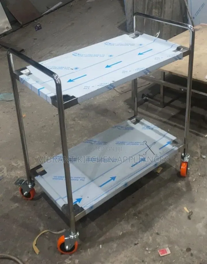Heavy Duty 2-Tier Service Cart