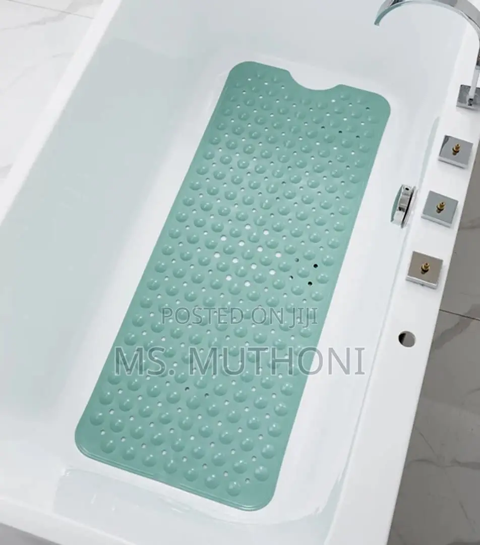 Extra Long Rectangular Non-Slip Shower and Bathtub Mats W/Suction Cups