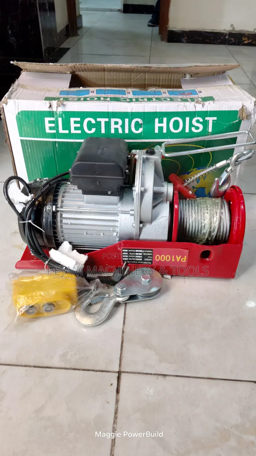 1Tonne Electric Chain Hoists 1800W