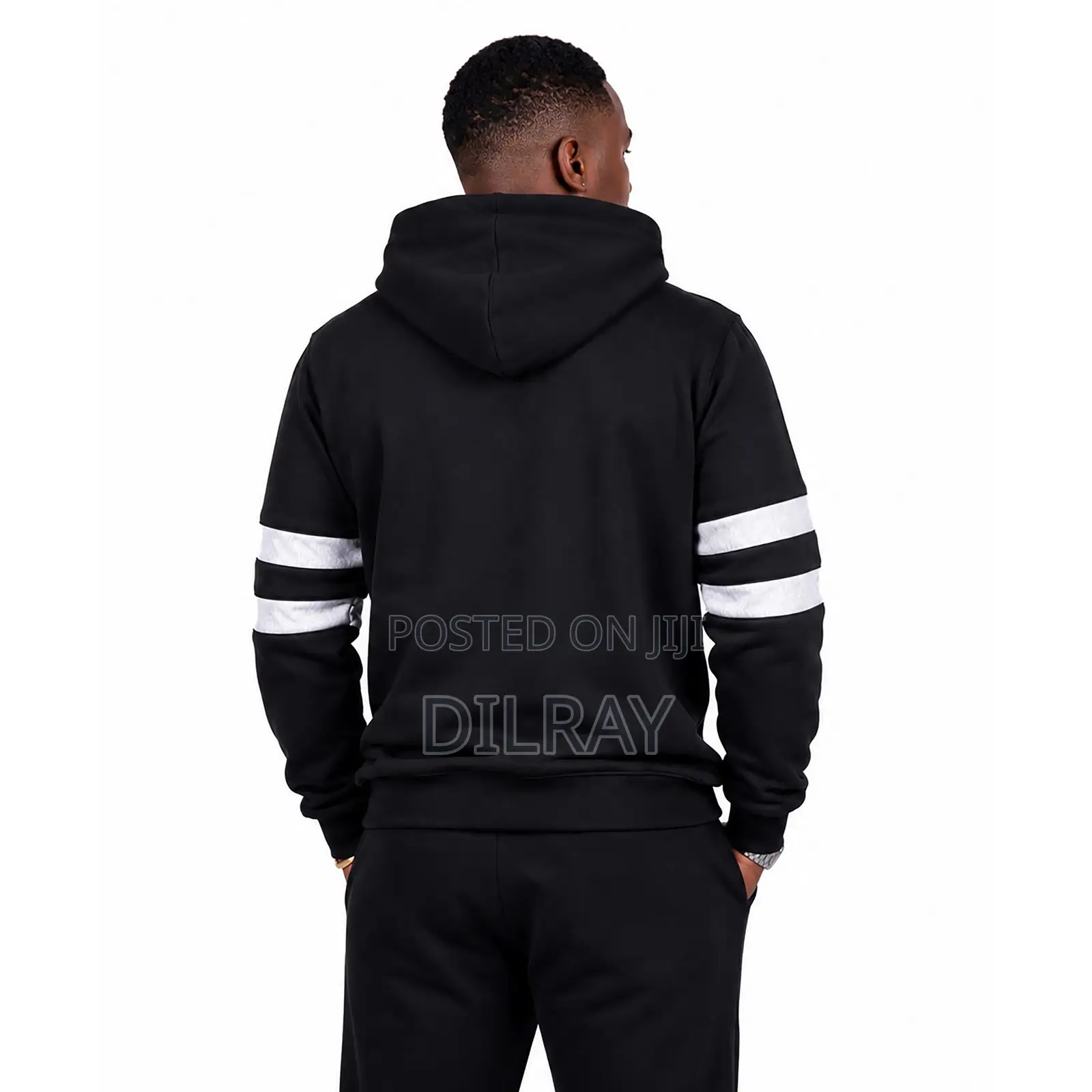 Black Grey Hoodie
