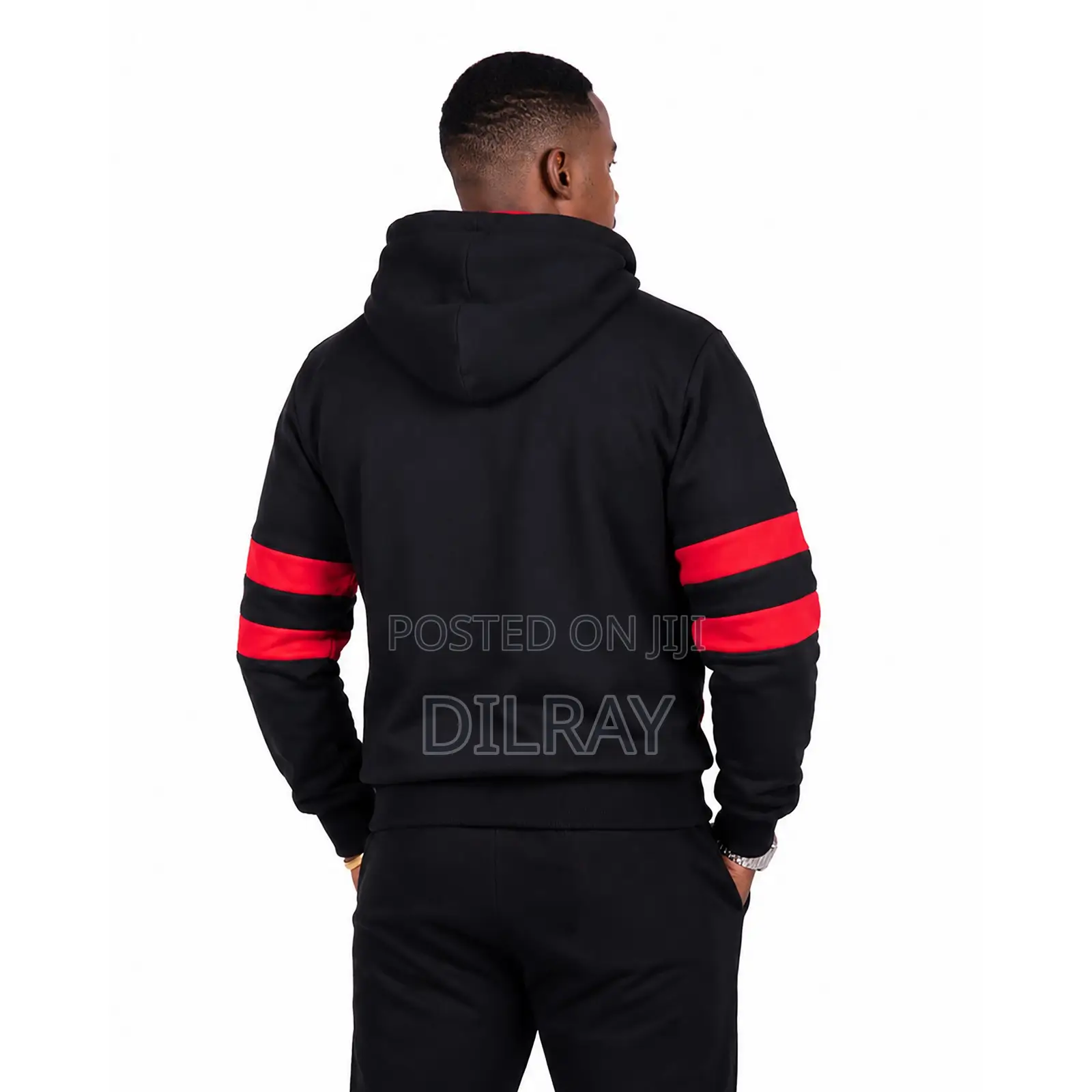 Black Red Hoodie