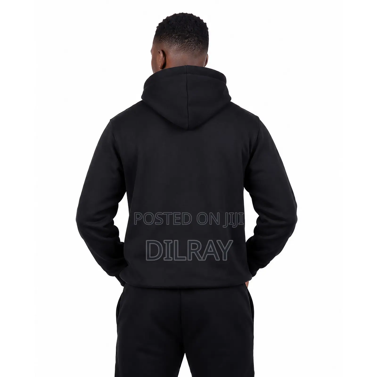 Black Square Hoodie